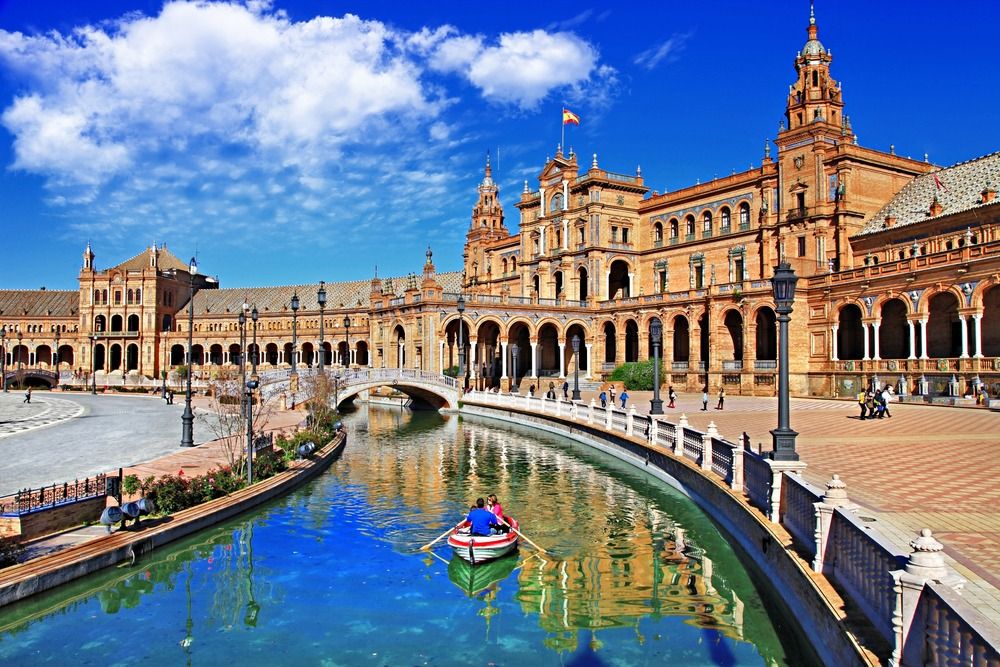 Plaza de España u Sevilli u Andaluziji